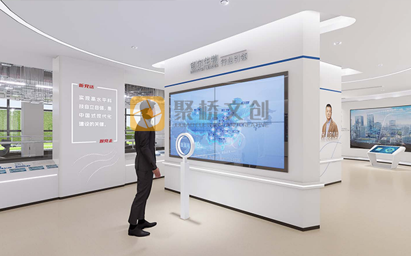 科技公司企業(yè)展廳設計